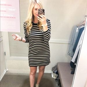 Lou and grey striped jersey dress M